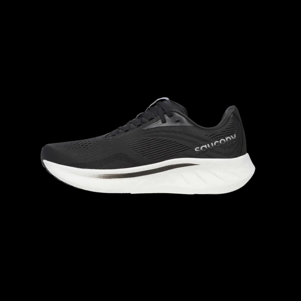 Saucony Ride 18 Black | White - HypeFly India View 2