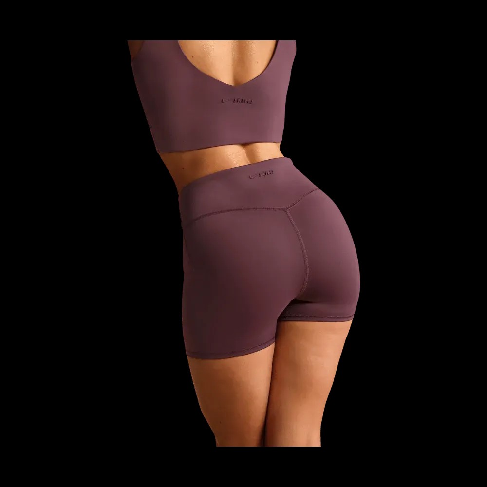 Nike X Skims Matte Women's High-Waisted 3" Boyshorts CURRANT - HypeFly India View 3