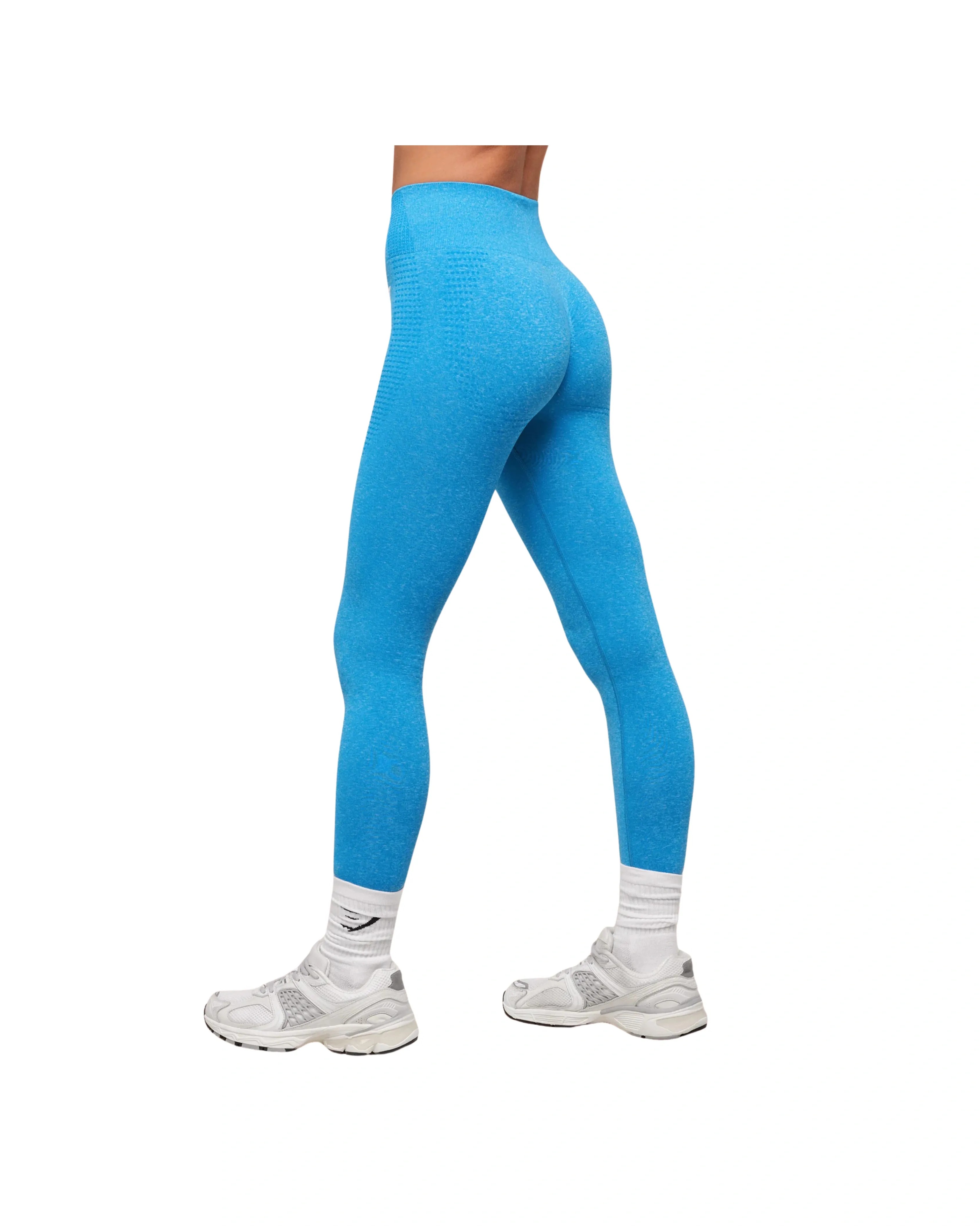 Gymshark Vital Soft Legging Regular Electric Blue/Marl - HypeFly India View 3