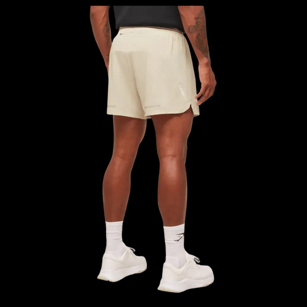 Gymshark Running Short 5" Pebble Grey - HypeFly India View 3