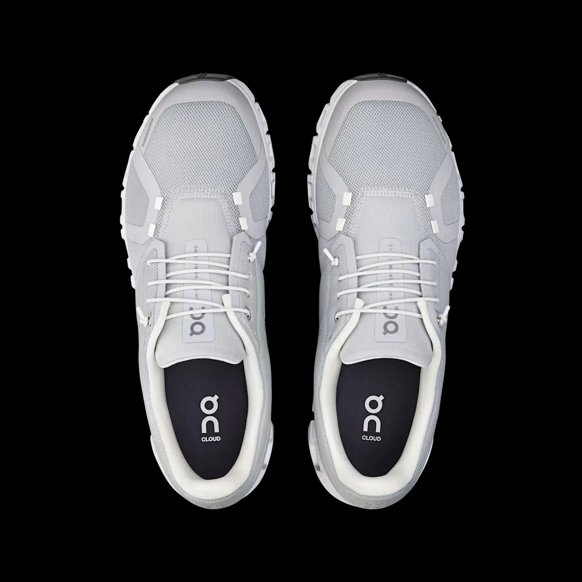 On Running Cloud 6 Glacier White - HypeFly India View 2