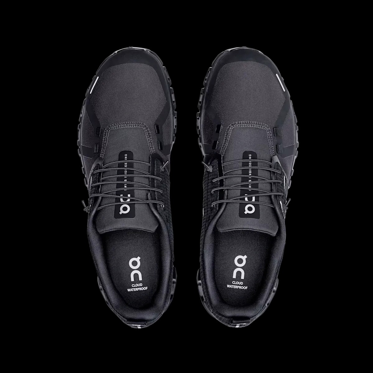 On Running Cloud 6 Water Proof Black  - HypeFly India View 2