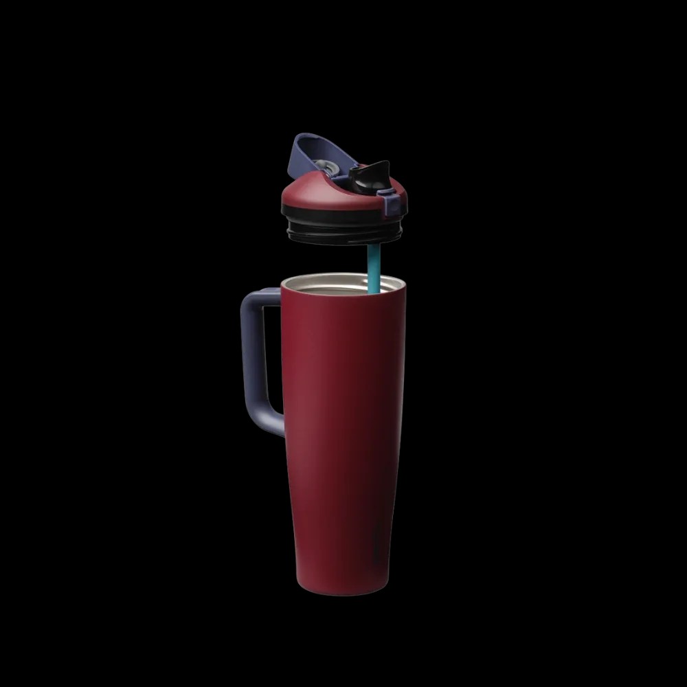 Owala Freesip-Tumbler 40oz "Burgundy Bay" - HypeFly India View 2