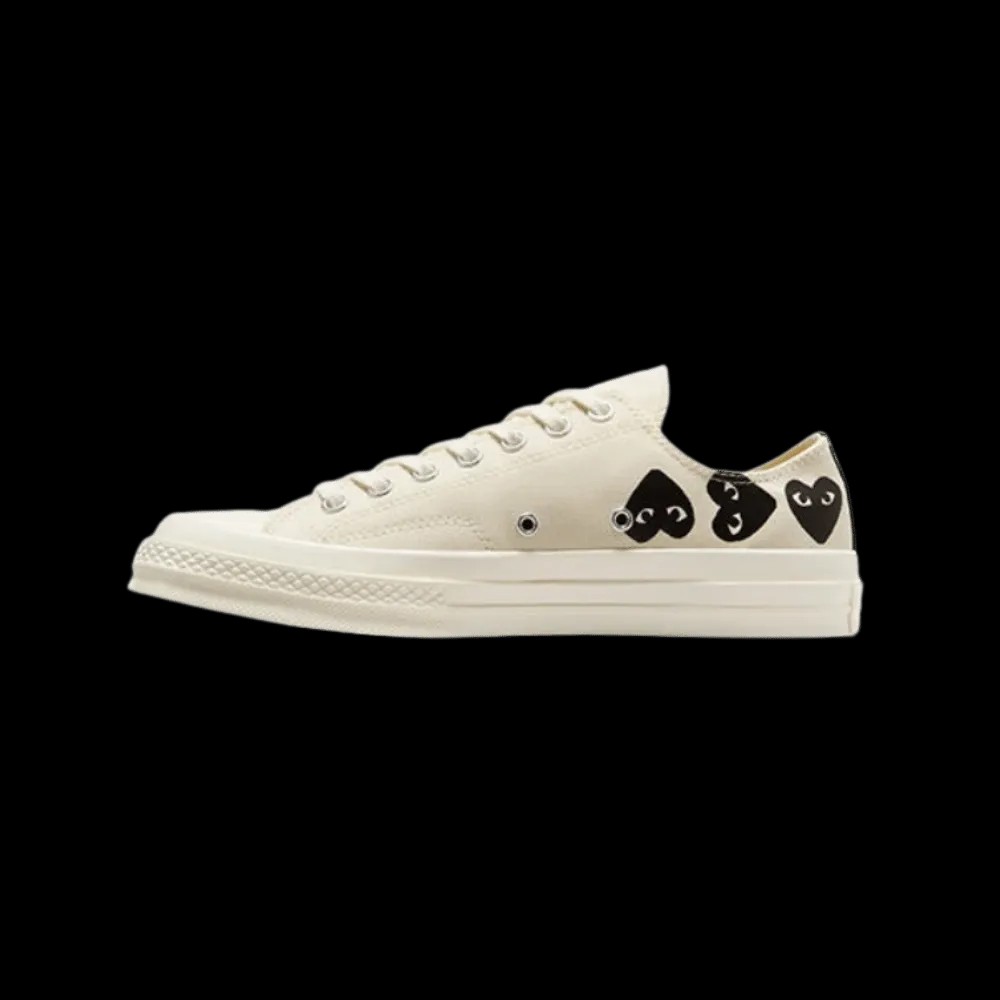 Converse x PLAY Comme des Garçons Chuck 70 Multi Heart 'Beige' - HypeFly India View 2