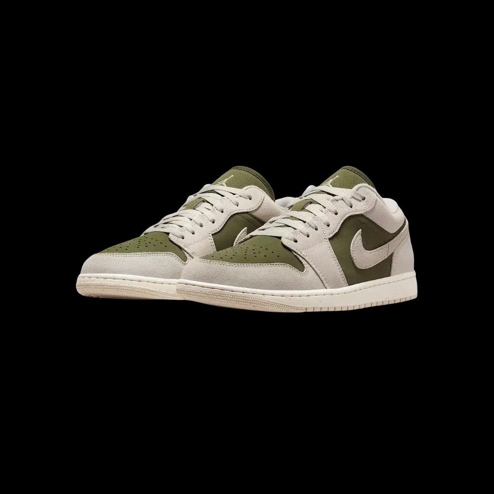 Nike Air Jordan 1 Low 'Medium Olive' - HypeFly India View 4