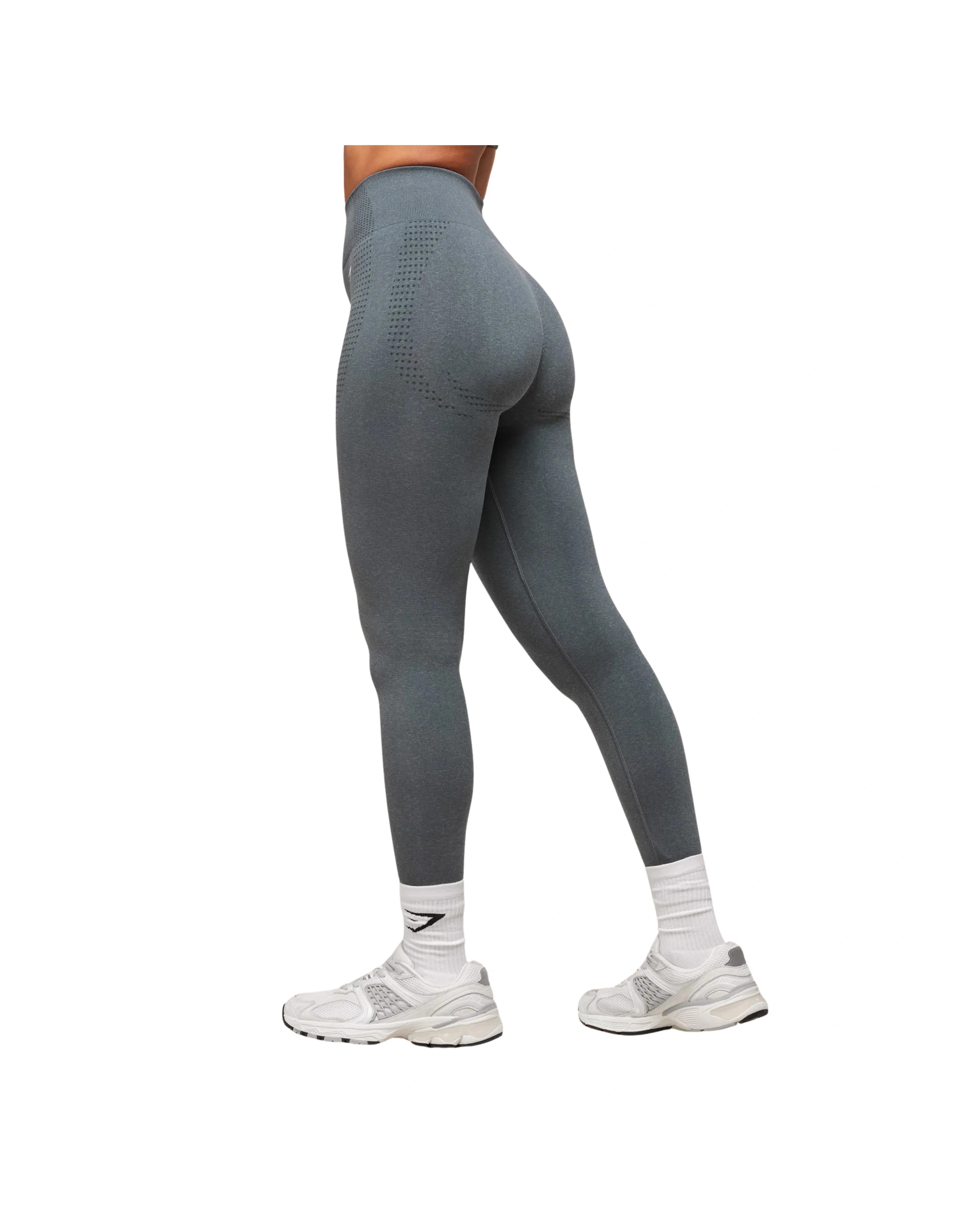 Gymshark Vital Soft Legging Regular Strong Grey/Marl - HypeFly India View 3