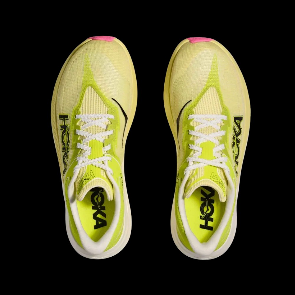 Hoka Rocket X 3 Sunlight/Neon Hoka Citrus - HypeFly India View 5