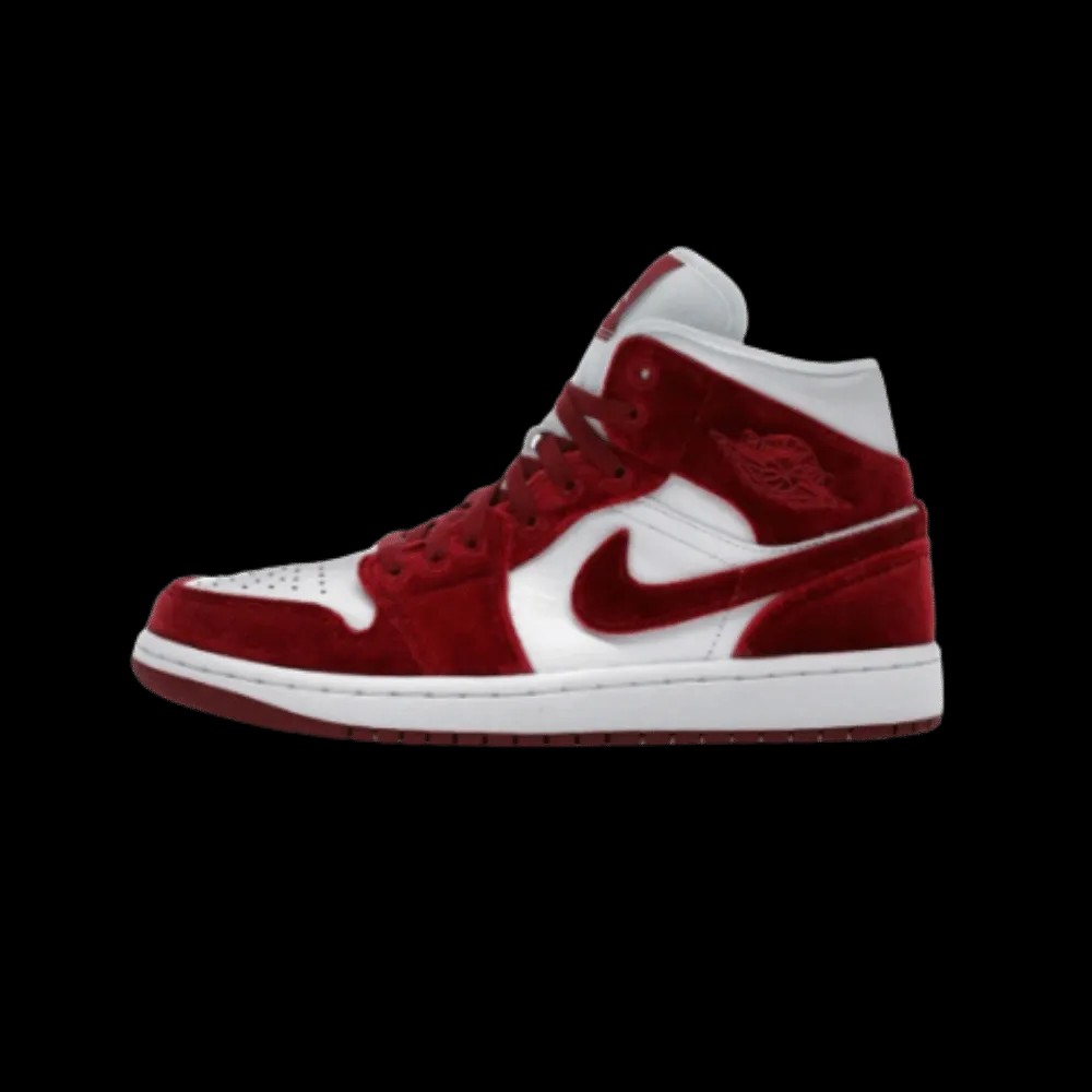 Nike Air Jordan 1 Mid 'Red Velvet' - HypeFly India View 2