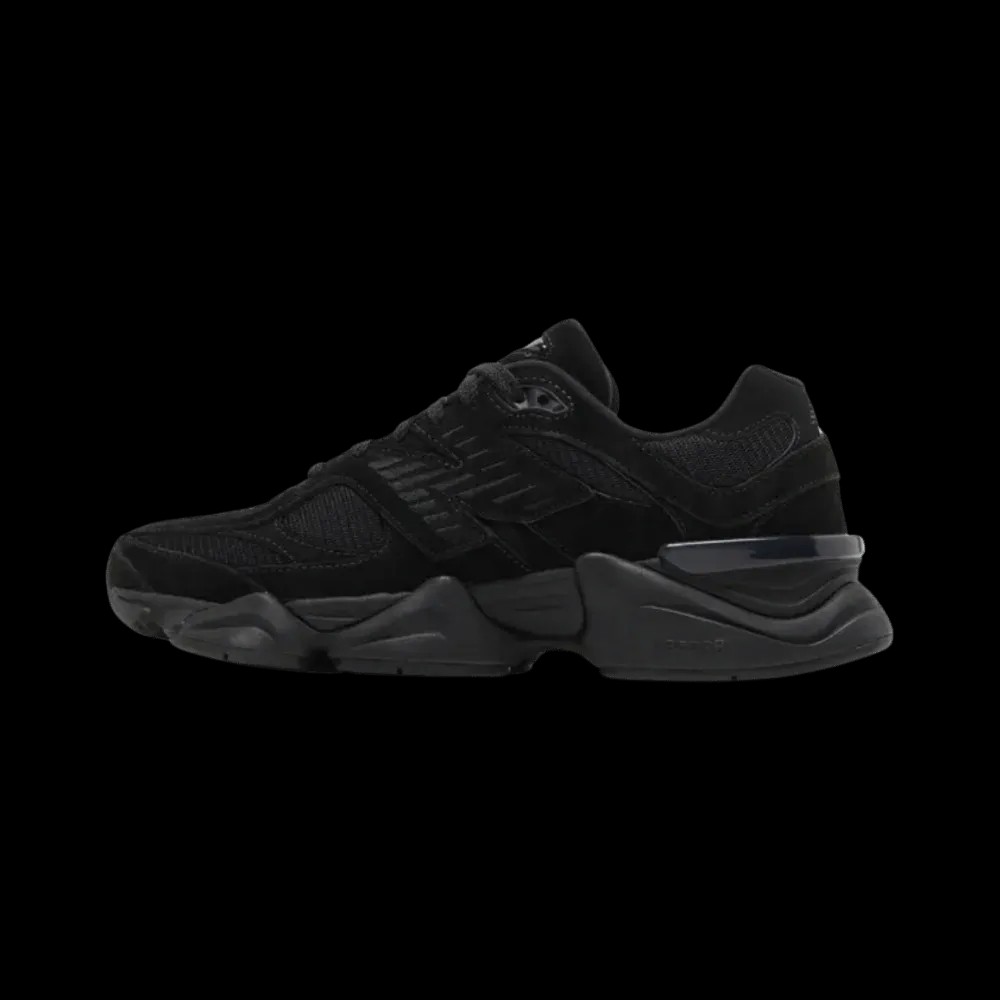 New Balance 9060 'Triple Black Suede' - HypeFly India View 2