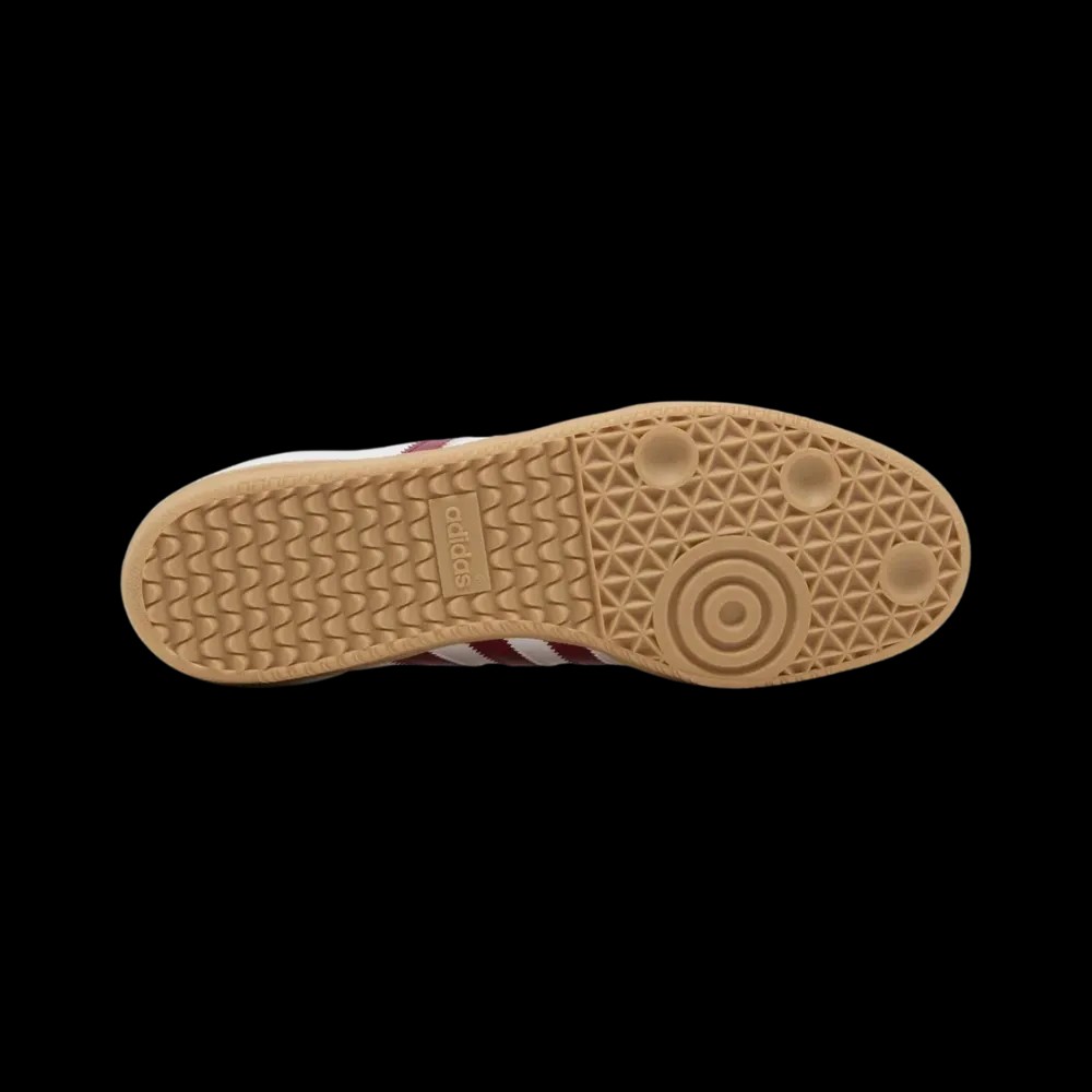 Adidas Samba OG 'White Burgundy Gum' - HypeFly India View 3