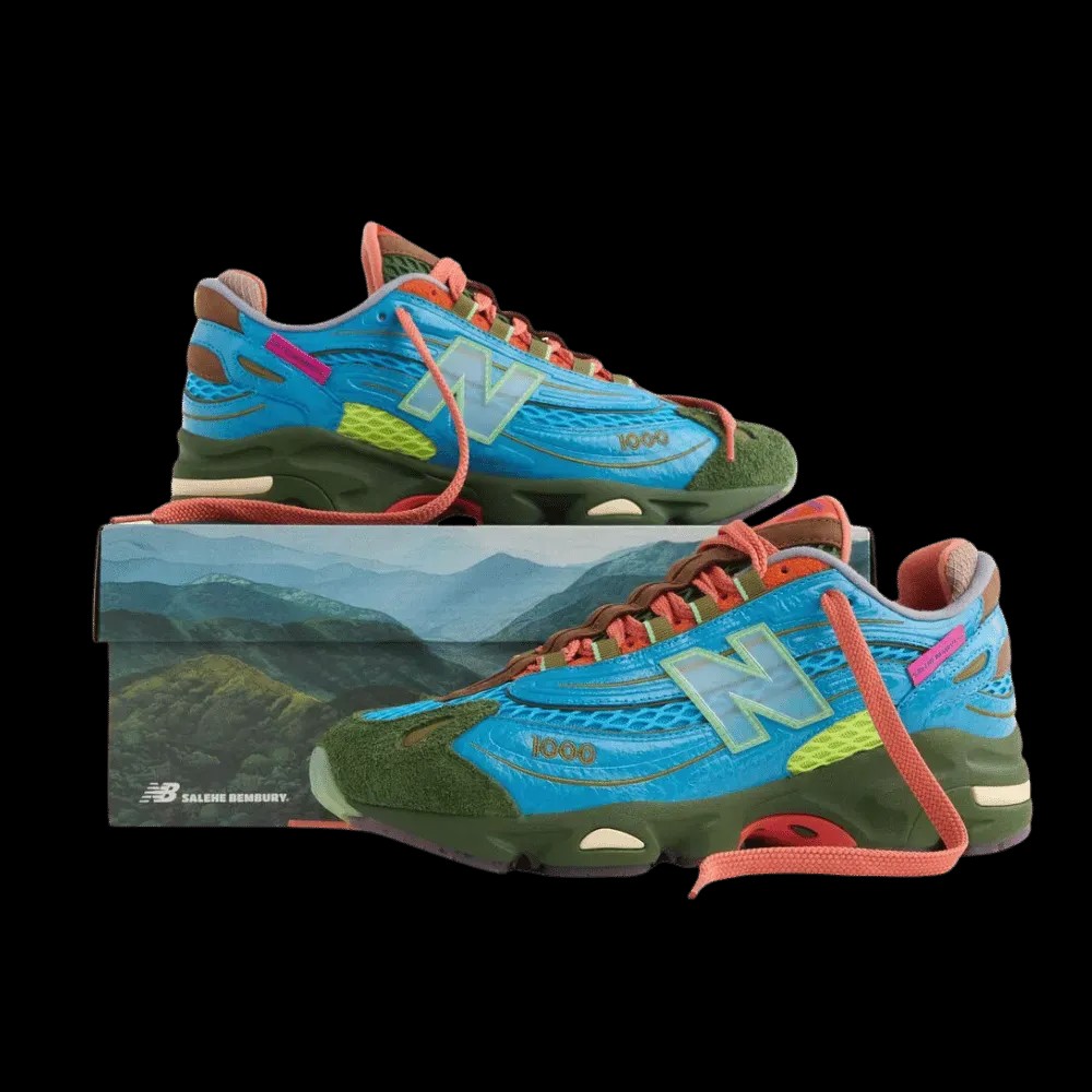 Salehe Bembury x New Balance 1000 'Fog Be The Cloud' - HypeFly India View 3