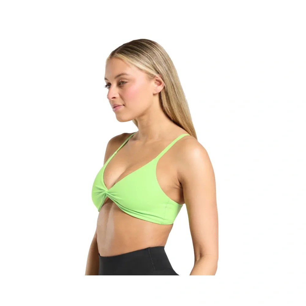 Gymshark Twist Front Bralette - Light Support Energy Gelato Green - HypeFly India View 4