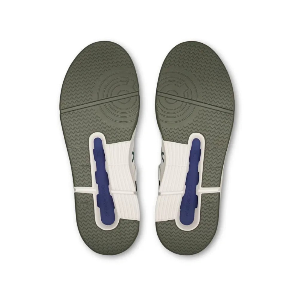 THE ROGER Clubhouse White | Olive On Running  - HypeFly India View 3