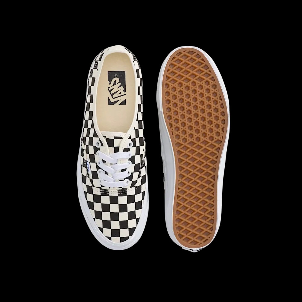 Vans Premium Authentic Checkerboard Shoe Checkerboard Black - HypeFly India View 4