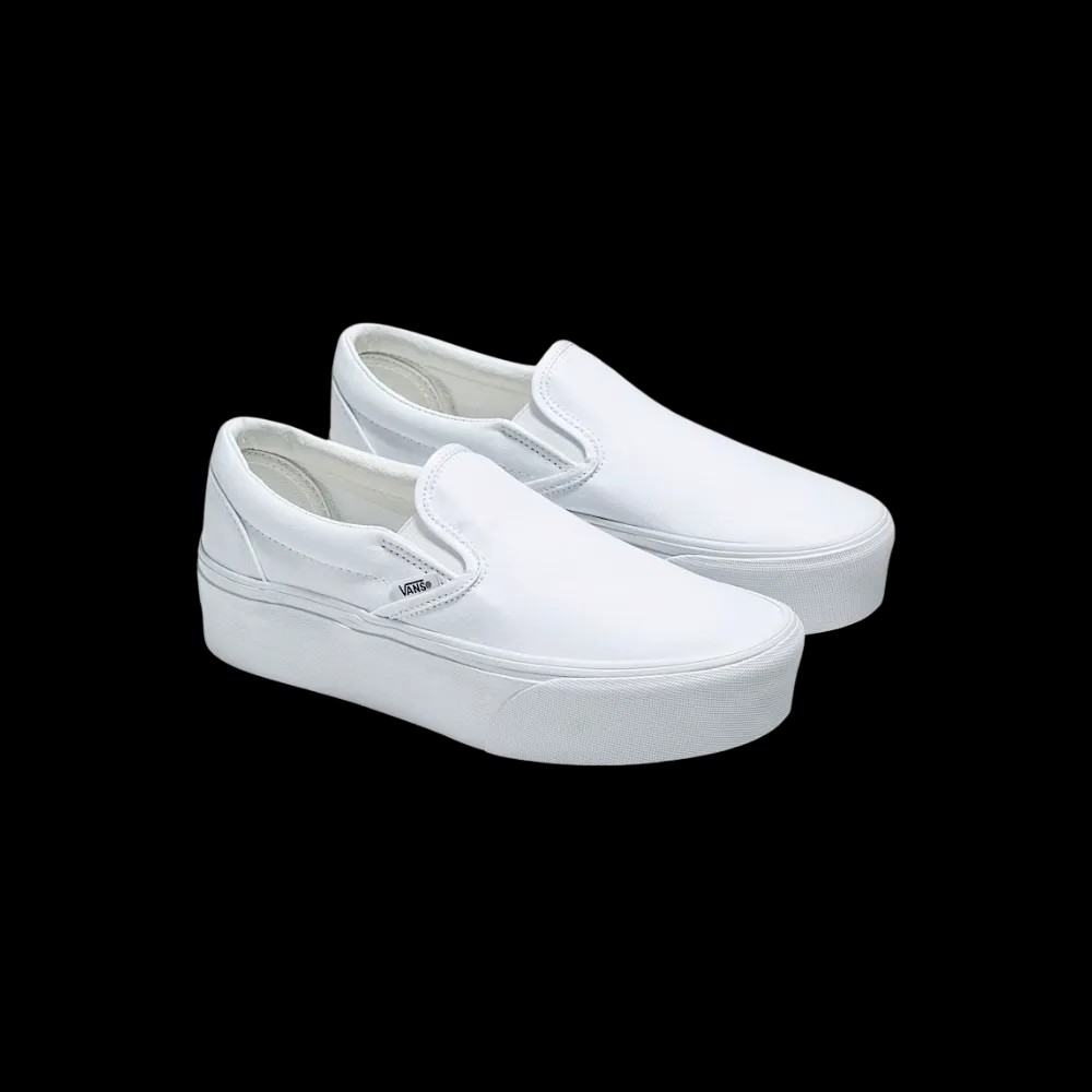 Vans Classic Slip-On Platform Shoe White - HypeFly India View 5