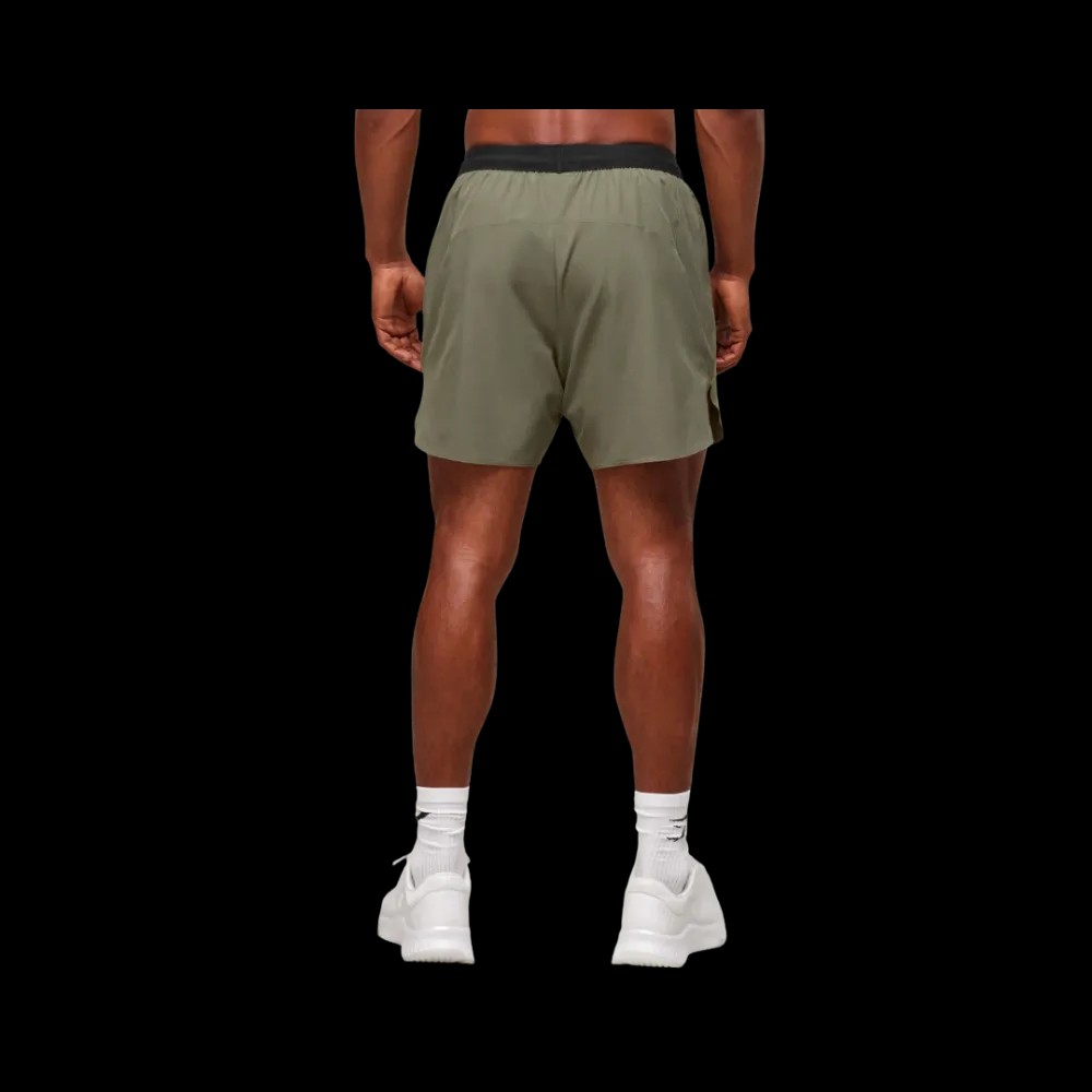GymShark Fit Repeat 6" Shorts Base Green - HypeFly India View 2
