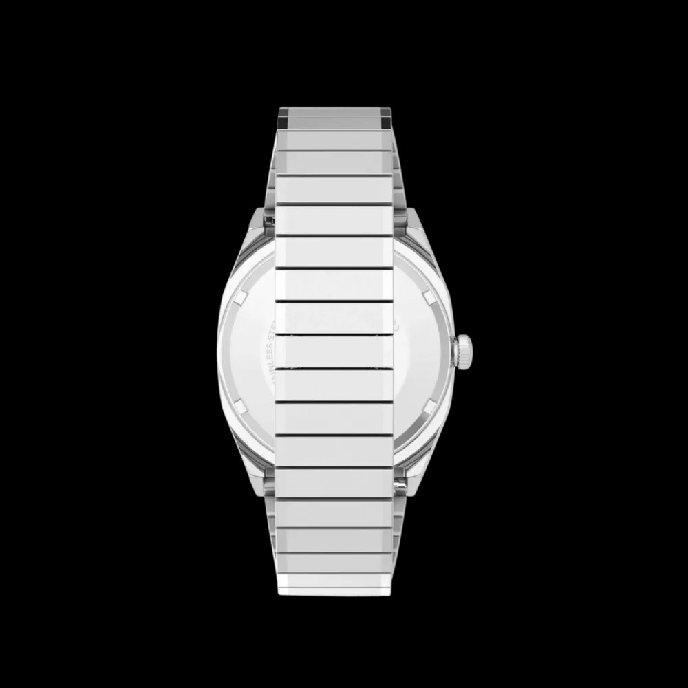 Timex Automatic 1983 E Line 34mm Stainless Steel Expansion Band Watch Pink - HypeFly India View 2