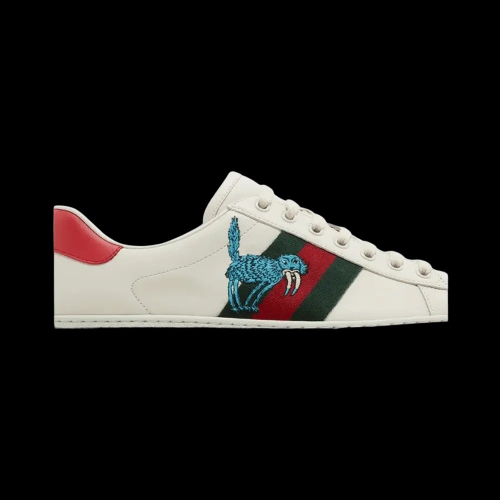 Freya Hartas x Gucci Ace 'Mythical Creature - White' - HypeFly India View 5