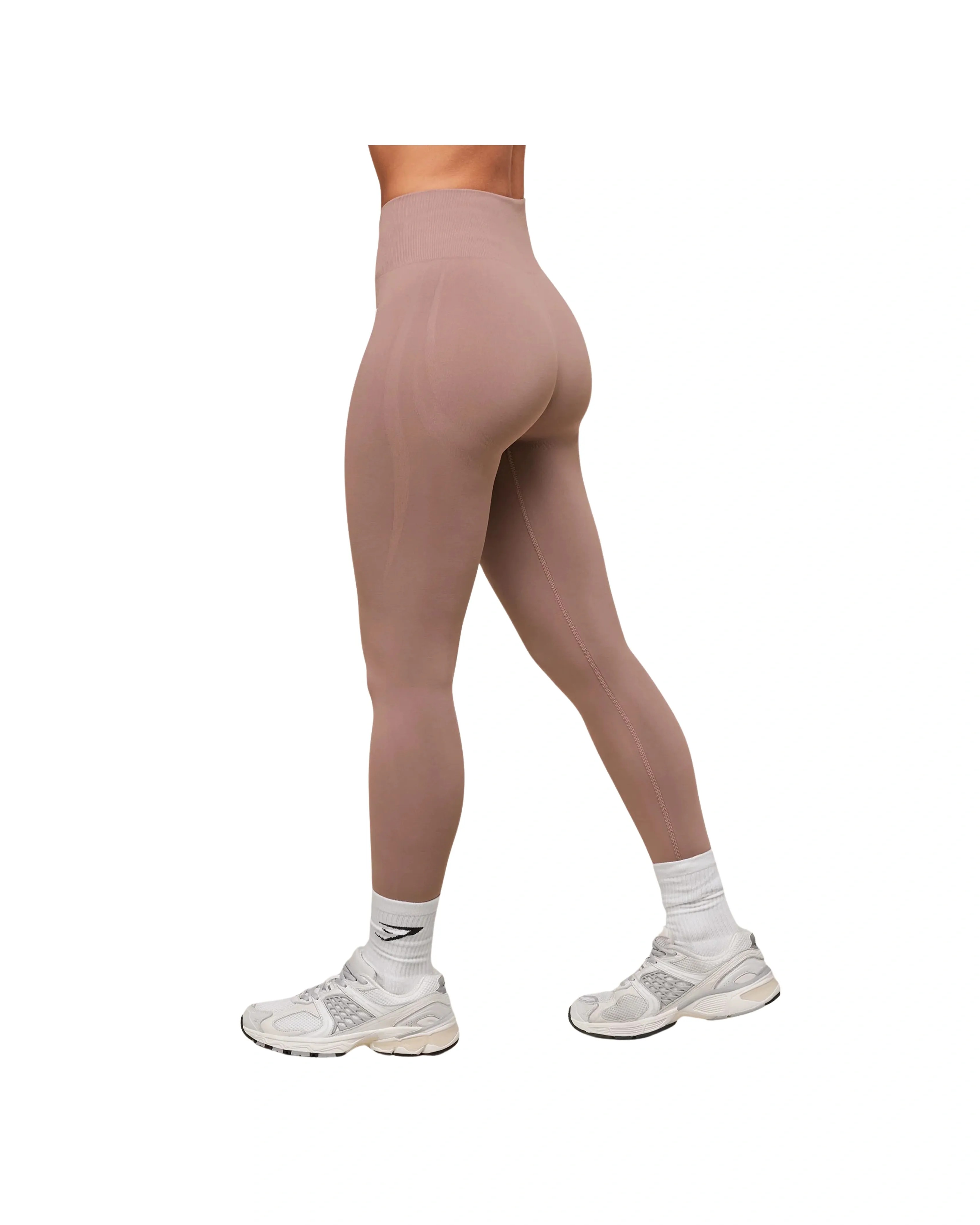 Gymshark Everyday Seamless Leggings Chestnut Pink - HypeFly India View 3