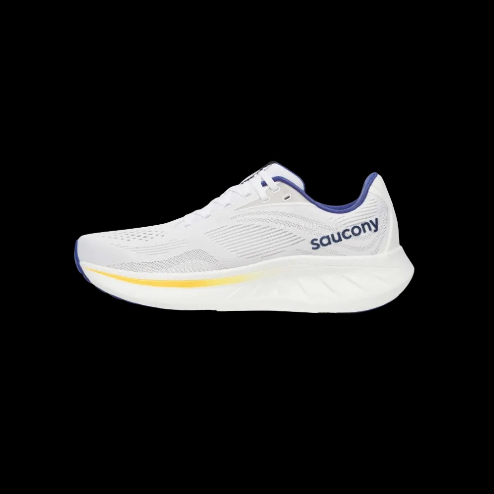 Saucony Ride 18 White | Azurite - HypeFly India View 2