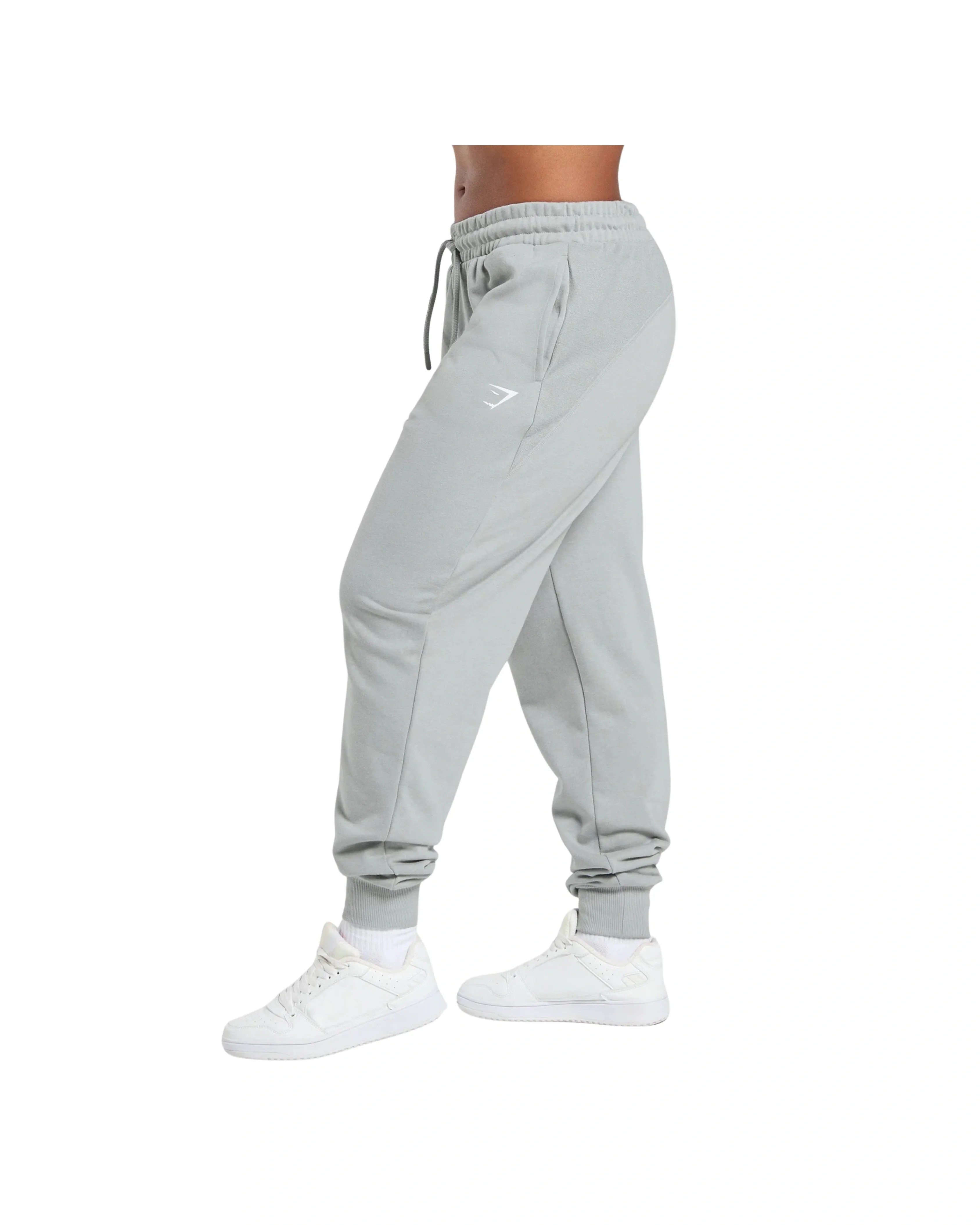 Gymshark Power Joggers Regular fit Silver Grey - HypeFly India View 3