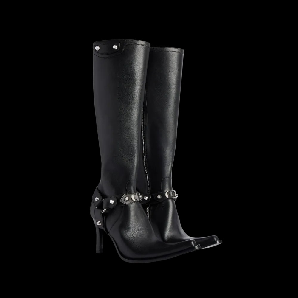 Balenciaga City Boot With Harness In Black - HypeFly India View 5