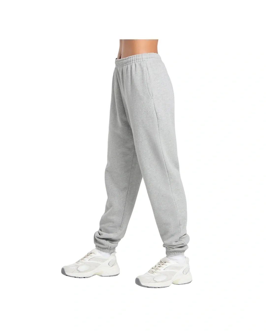 Gymshark Rest Day Sweats 2.0 Joggers Light Grey Core Marl - HypeFly India View 3
