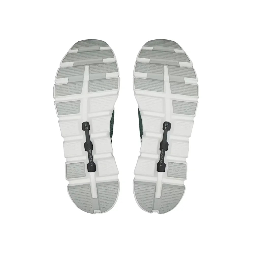 On Running Cloud 6 Coast Olive White - HypeFly India View 3