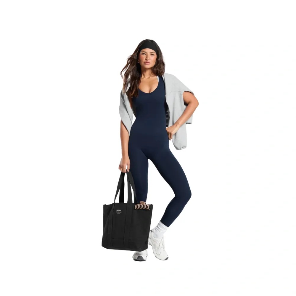 Gymshark Everyday Seamless All in One Bodysuit Navy - HypeFly India View 5