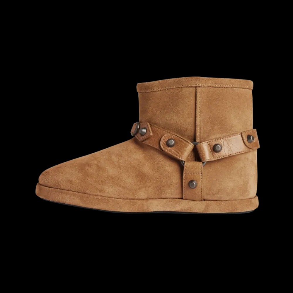 Balenciaga Alaska Soft Bootie In Camel - HypeFly India View 3