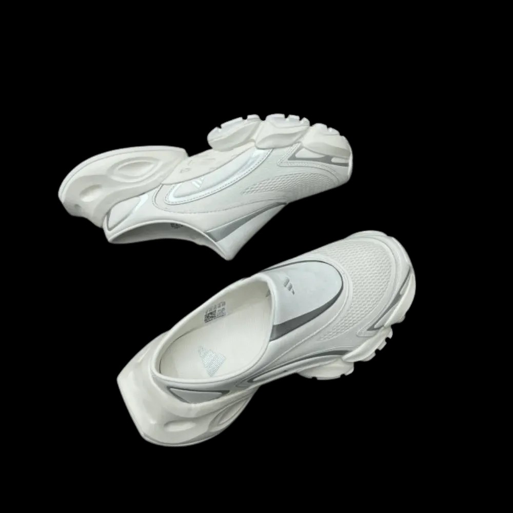 Adidas XLG Runner Mule Cloud White/Gray Silver/White Gray - HypeFly India View 2