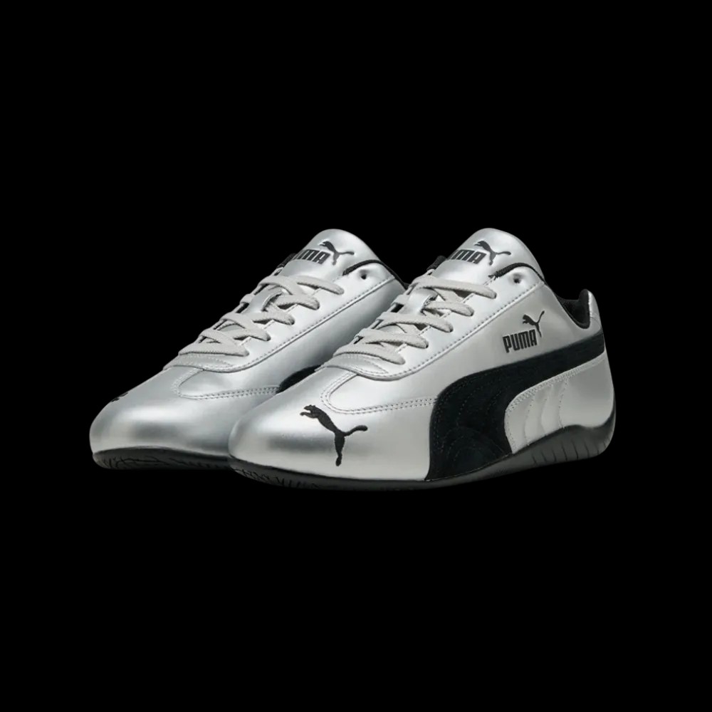Puma Speedcat Metallic Silver Black - HypeFly India View 5