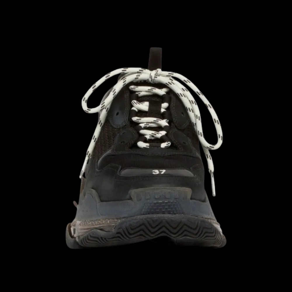 Balenciaga Triple S Clear Sole Sneaker In Black - HypeFly India View 4