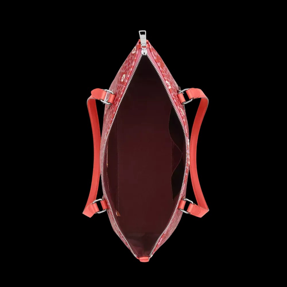 Coach Gallery Tote Bag With Floral Print Pink - HypeFly India View 3