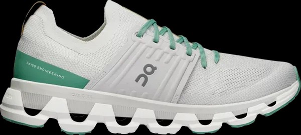 Cloudswift 3 'White Green' On Running - HypeFly India View 1