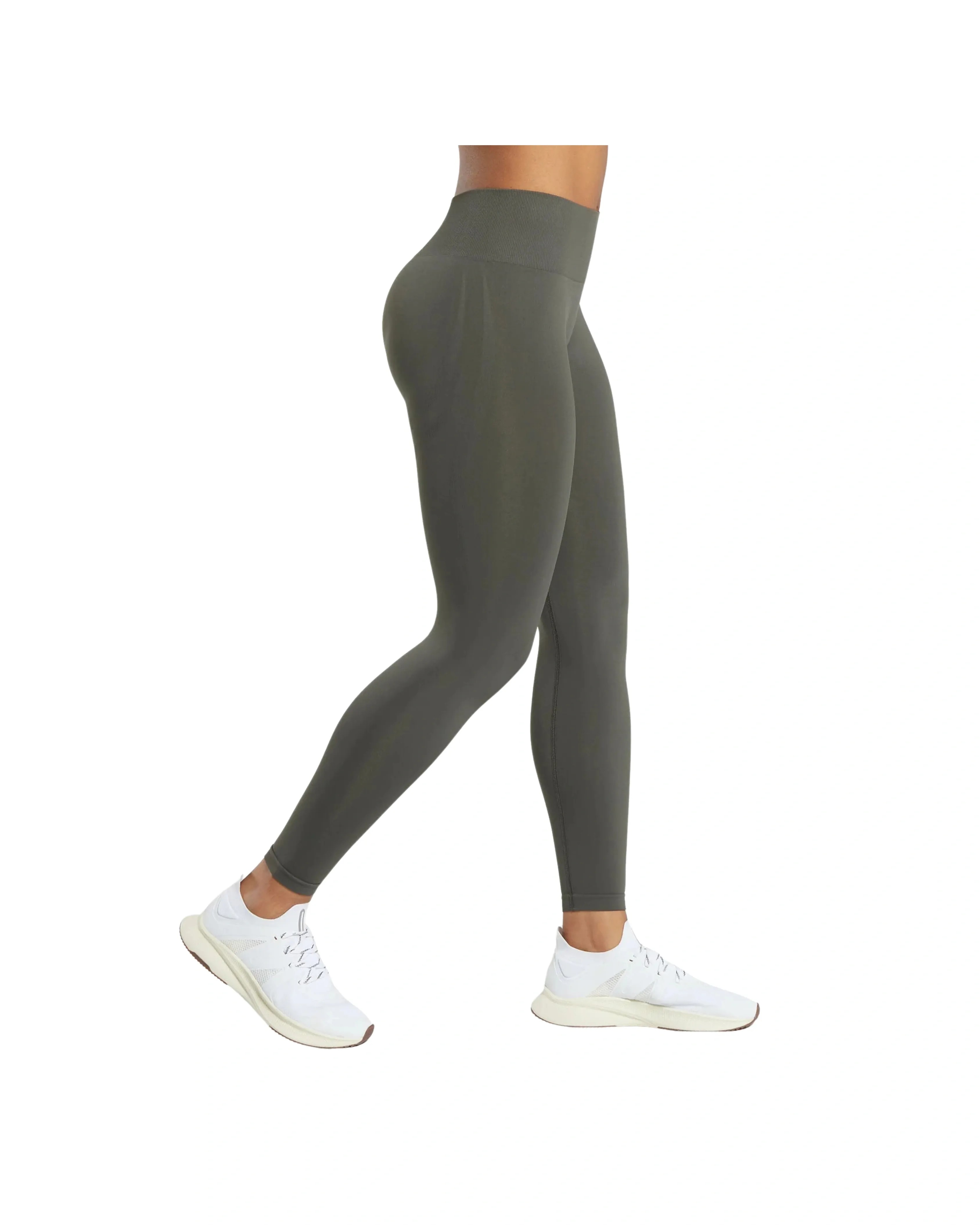 Gymshark Everyday Seamless Leggings Strength Green - HypeFly India View 3