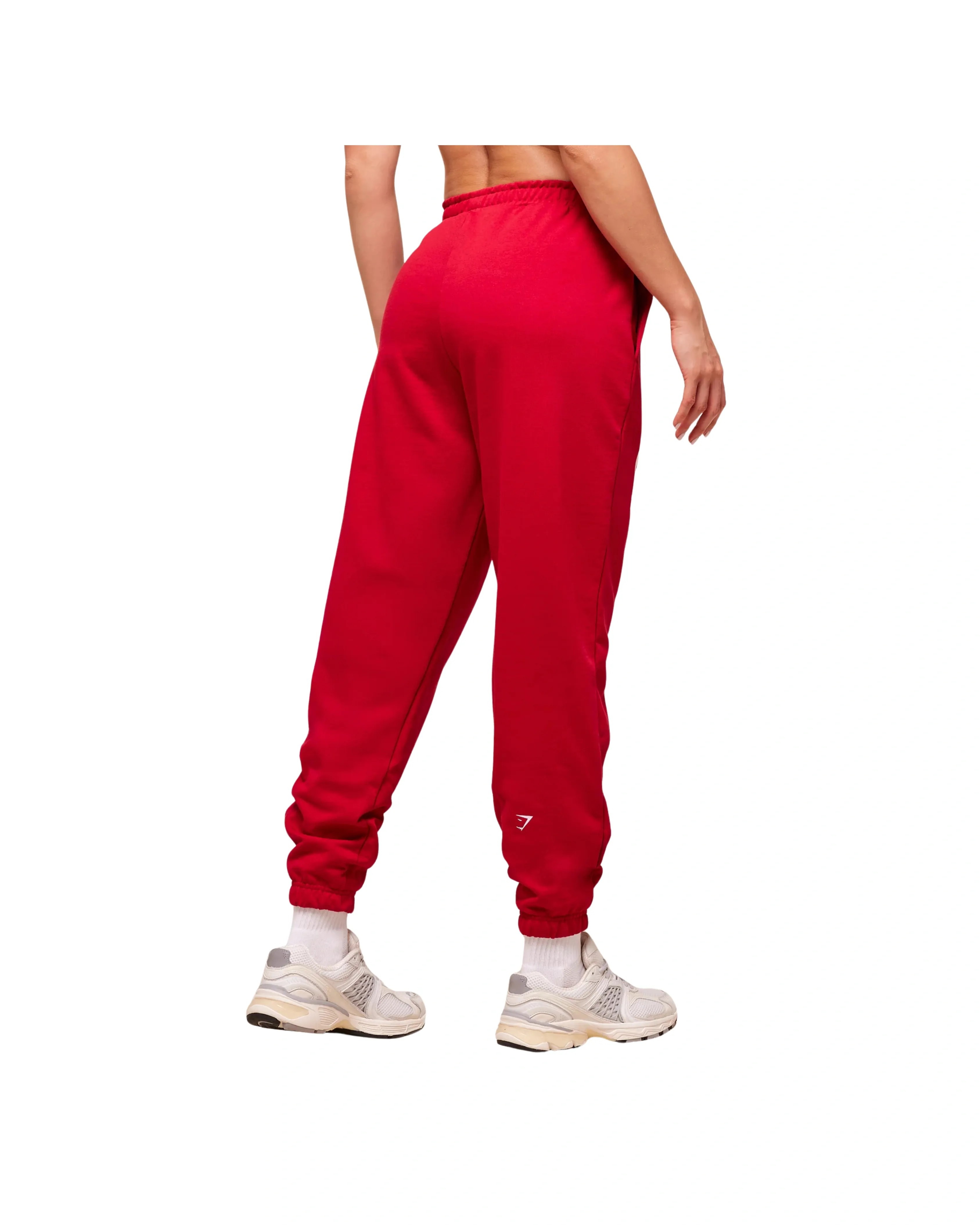 Gymshark Varsity Graphic Oversized Jogger Conditioning Red - HypeFly India View 3