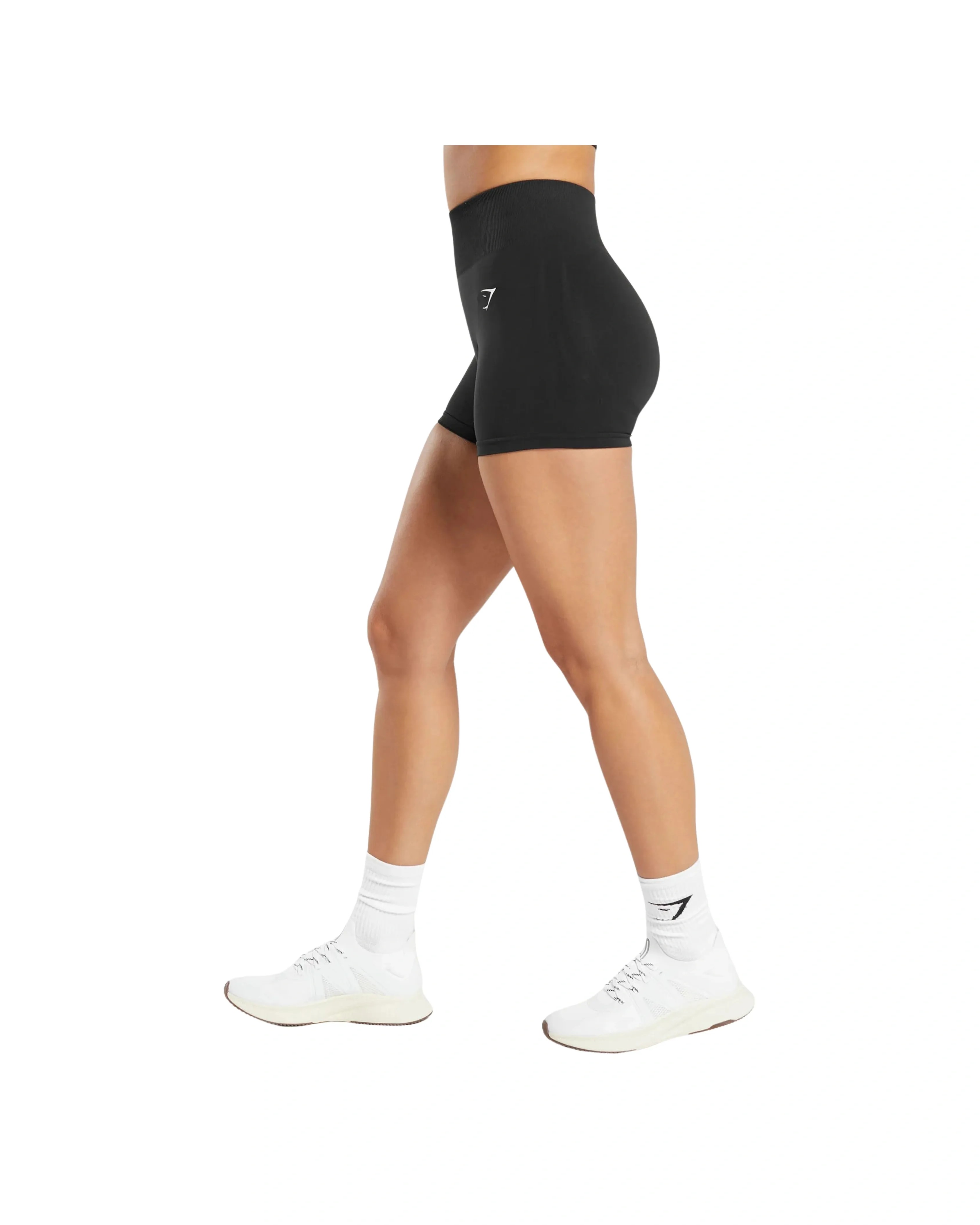 Gymshark Everyday Seamless Shorts Black - HypeFly India View 3