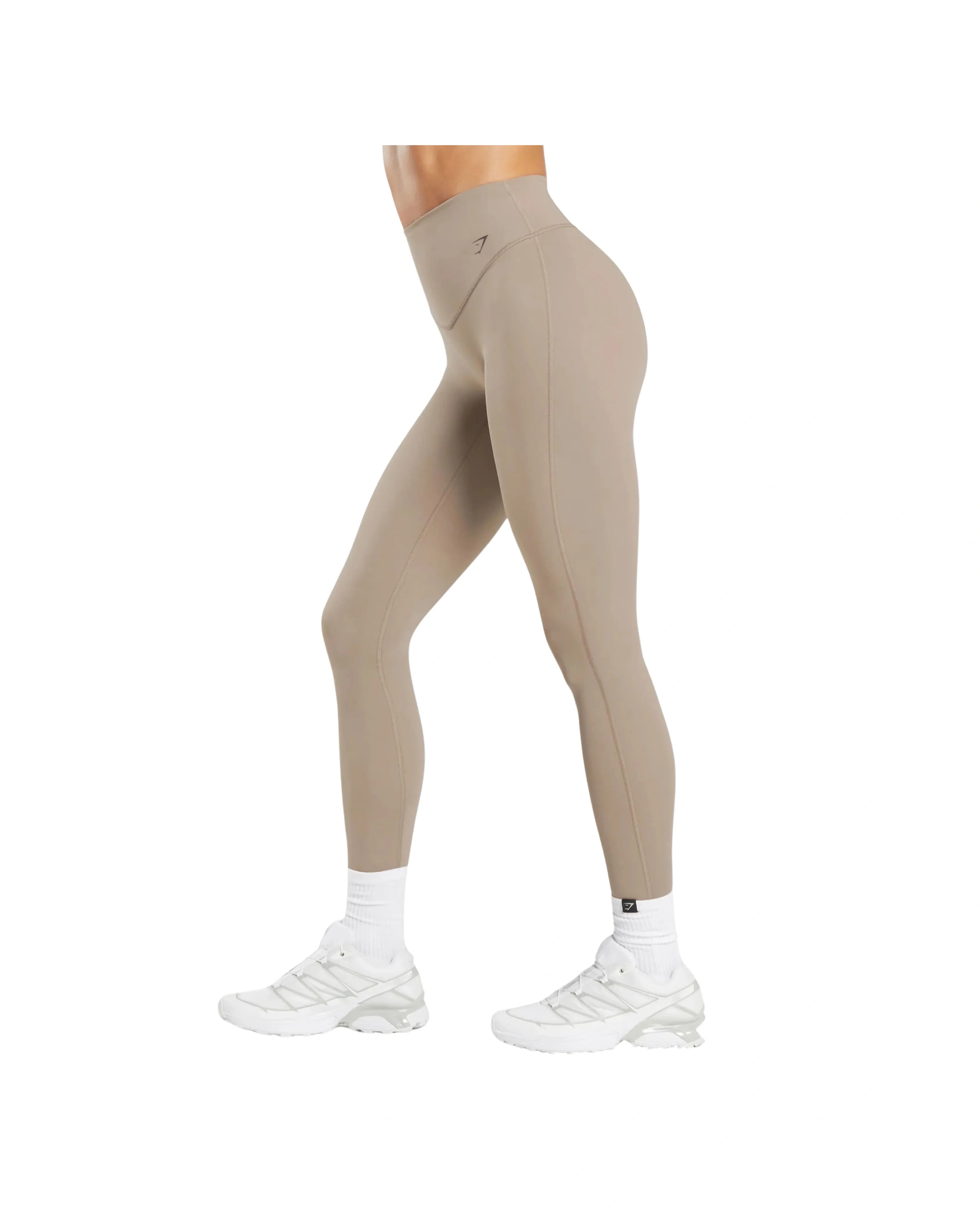 Gymshark Elevate Leggings 2.0 Body fit Lifestyle Brown - HypeFly India View 3