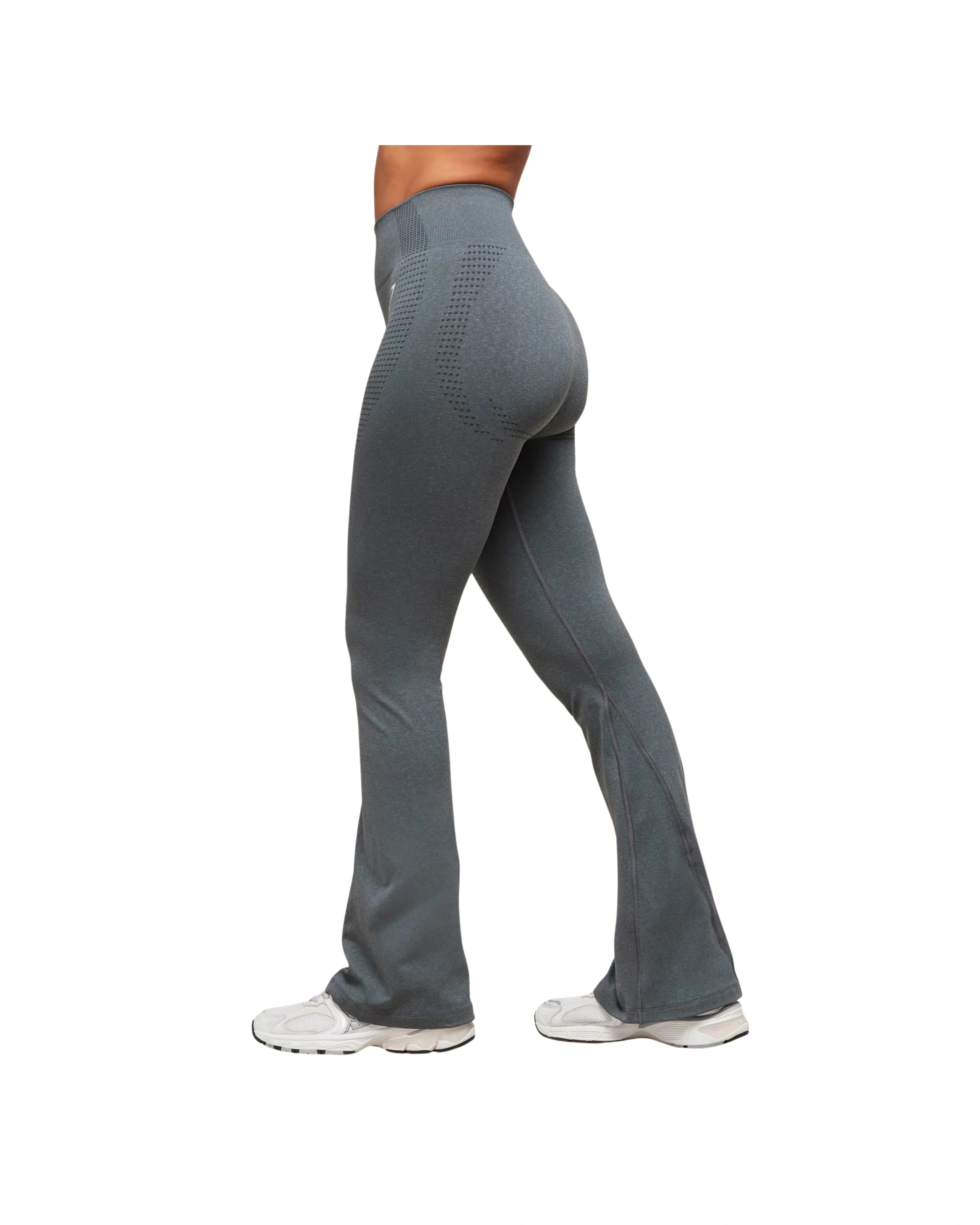 Gymshark Vital Soft Flared Legging Strong Grey - HypeFly India View 3
