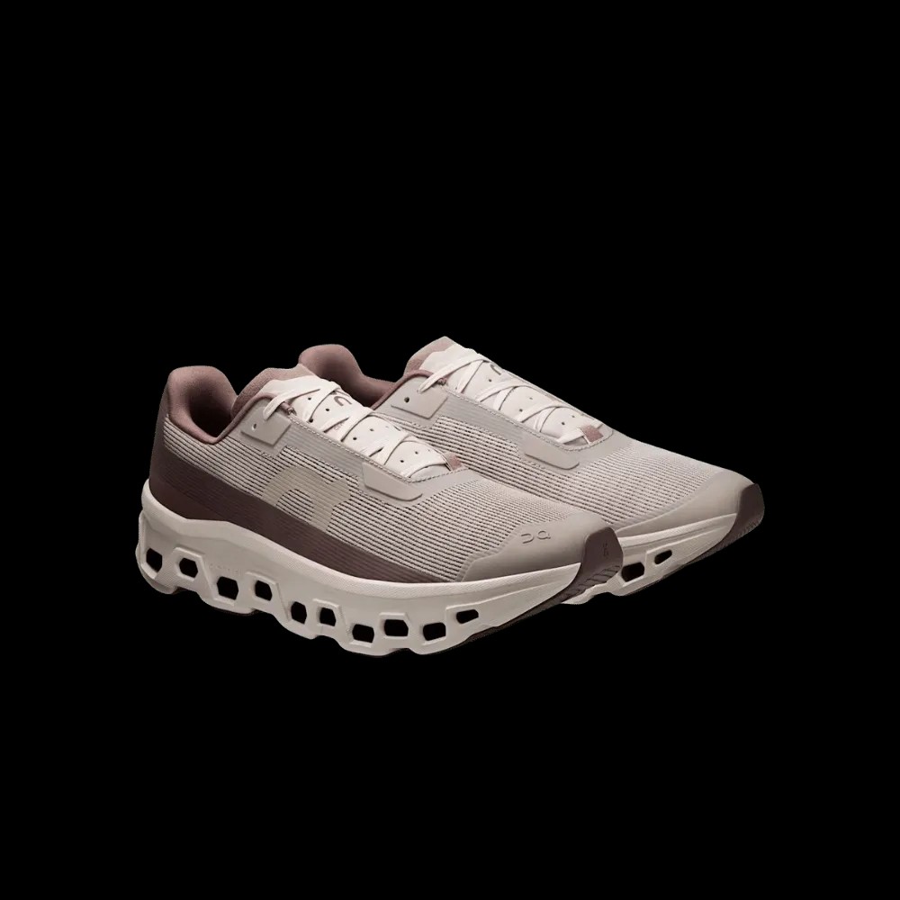 On Running Cloudmonster Void Fog Pearl - HypeFly India View 4