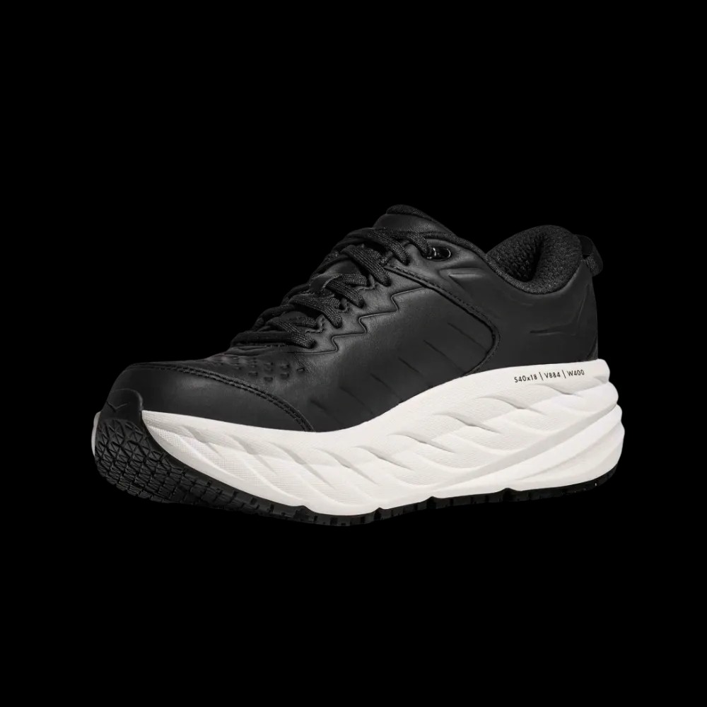 Hoka Bondi SR Carbon Black/White - HypeFly India View 2