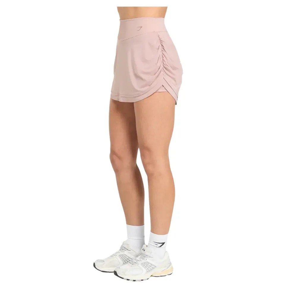 Gymshark Ruched Skort Muted Pink - HypeFly India View 5