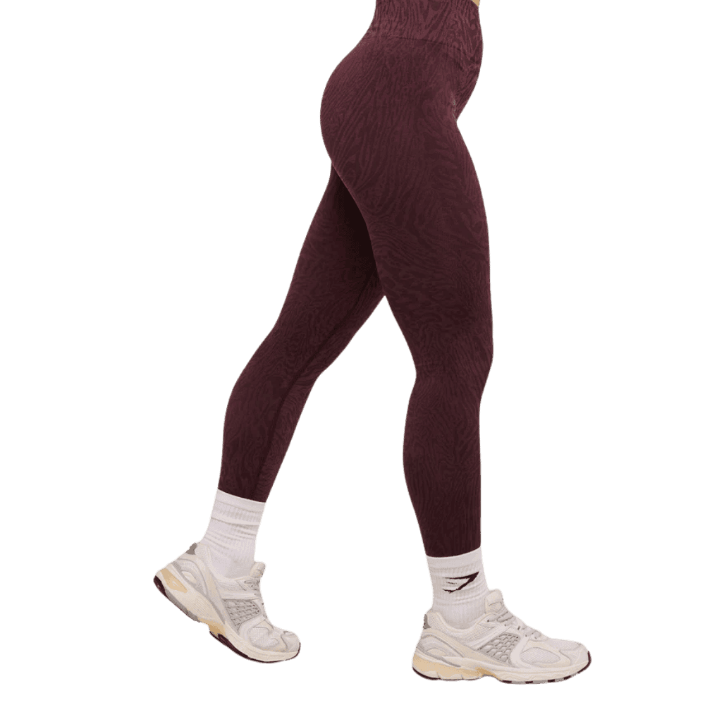 Gymshark Adapt Animal Seamless Leggings Cherry Purple/Reset Pink - HypeFly India View 3