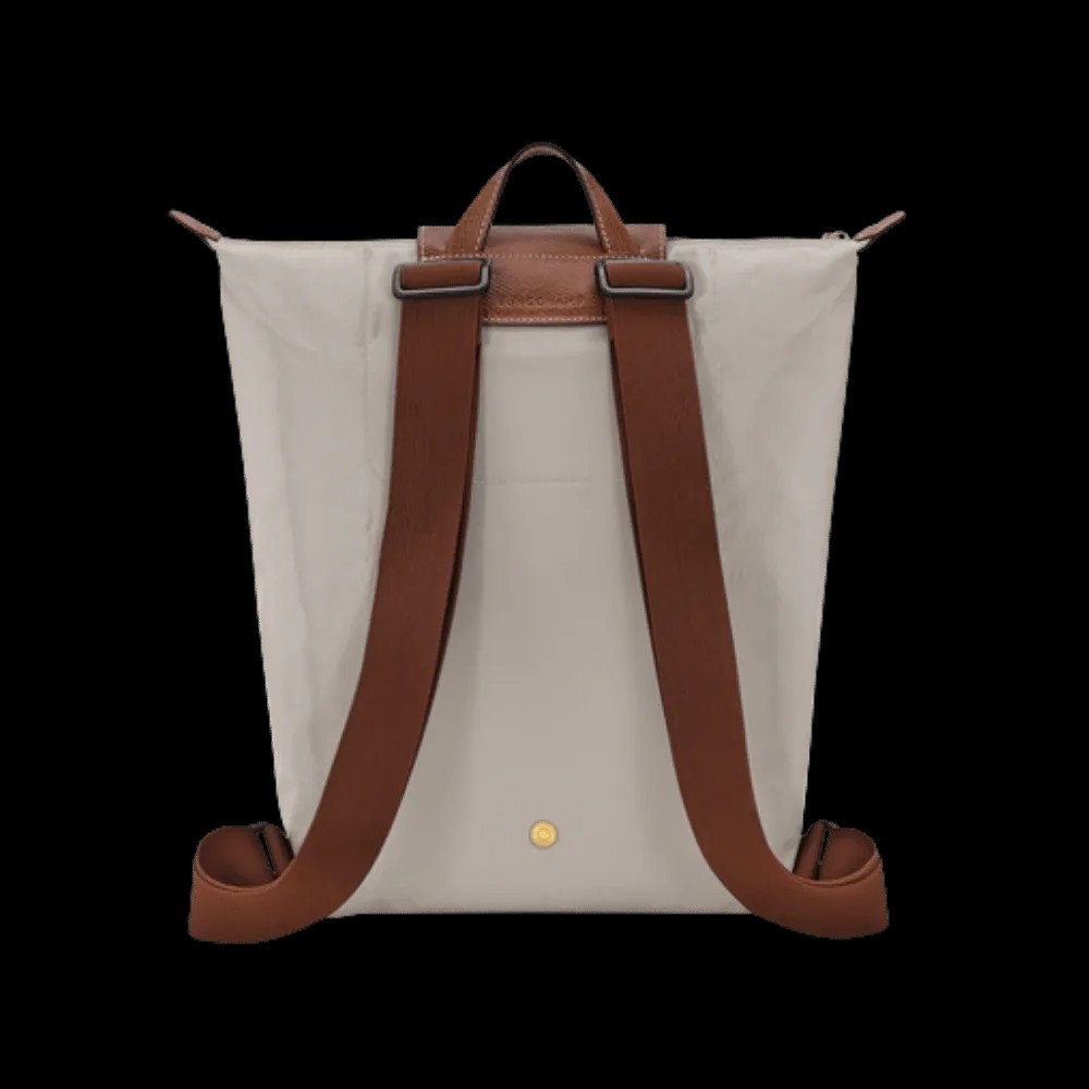Longchamp Le Pliage Original M Backpack Pebble - Recycled canvas - HypeFly India View 4