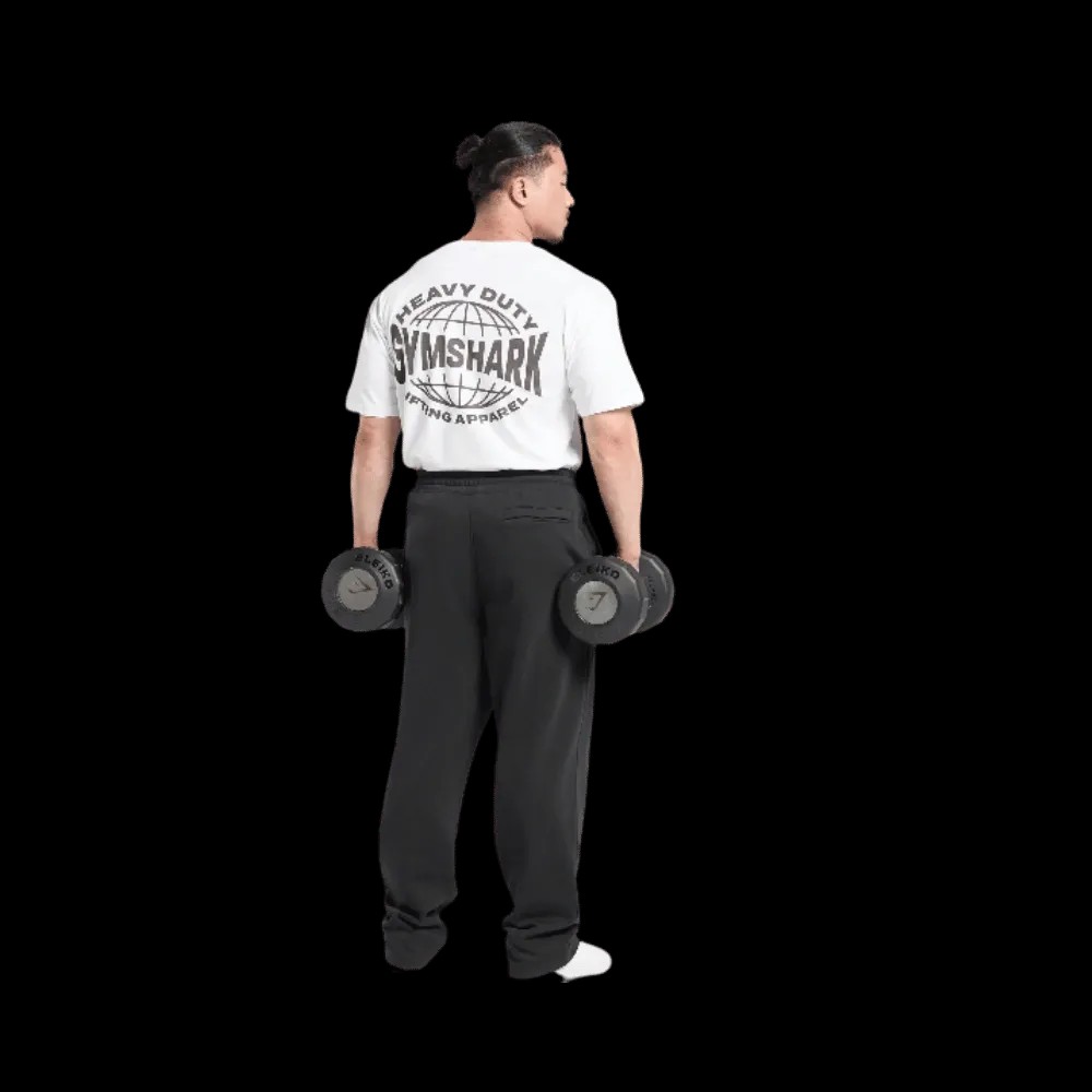 Gymshark Heavy Duty Apparel T-Shirt White - HypeFly India View 4