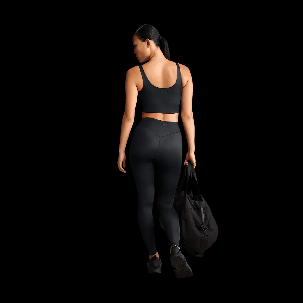 Nike x Skims Shine Women's Scoop-Neck Bra Top Obsedian - HypeFly India View 2
