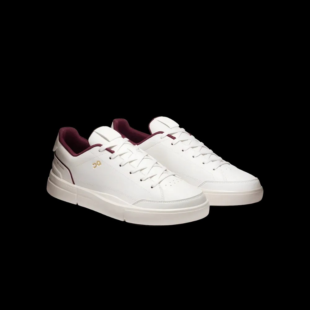 On Running THE ROGER Centre Court Ivory | Maroon - HypeFly India View 2