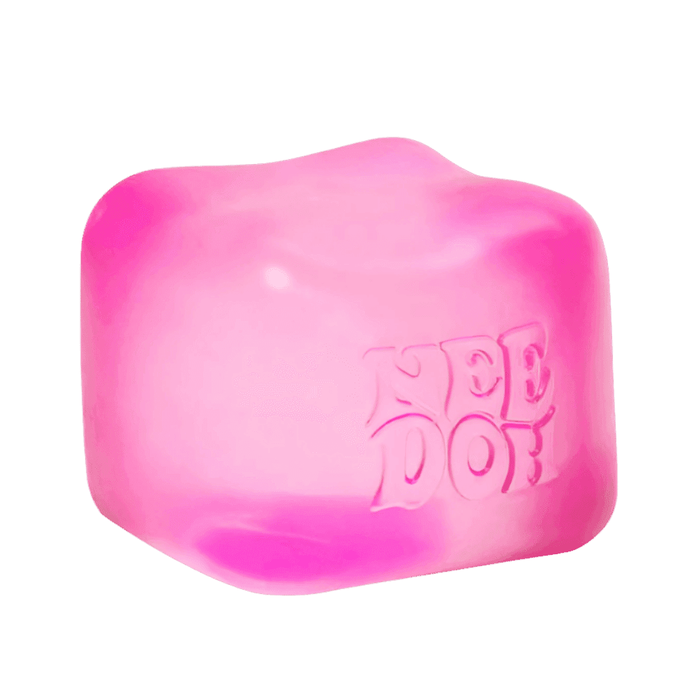 NeeDoh Nice Cube Squishy Fidget Toy Pink - HypeFly India View 2