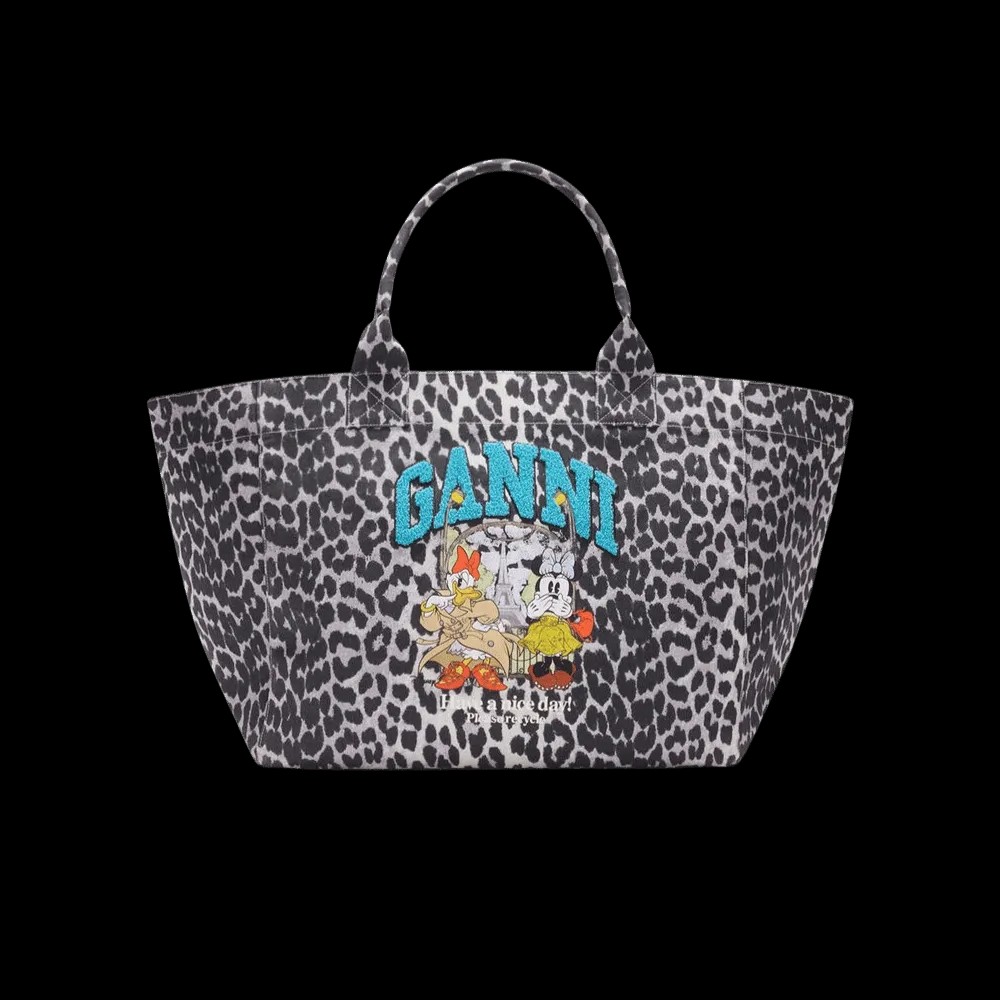 Ganni Tote XXL with Minnie Mouse & Daisy Duck - HypeFly India View 1